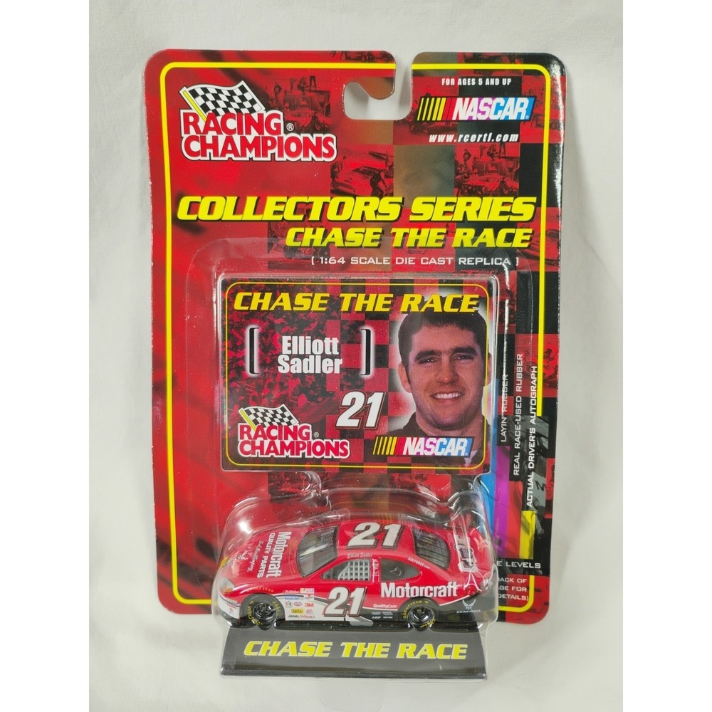 2001‎ Racing Champions Chase the Race Elliot Sadler #21 Motorcraft 1:64 Nascar